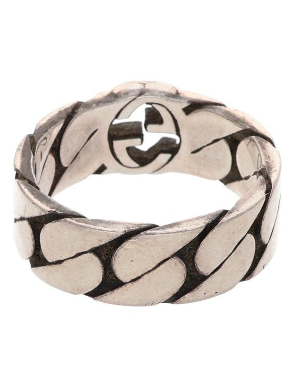 Gucci Interlocking Ring Silver - Picture 2 of 7